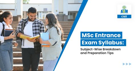 M.Sc. Entrance Exams Guide